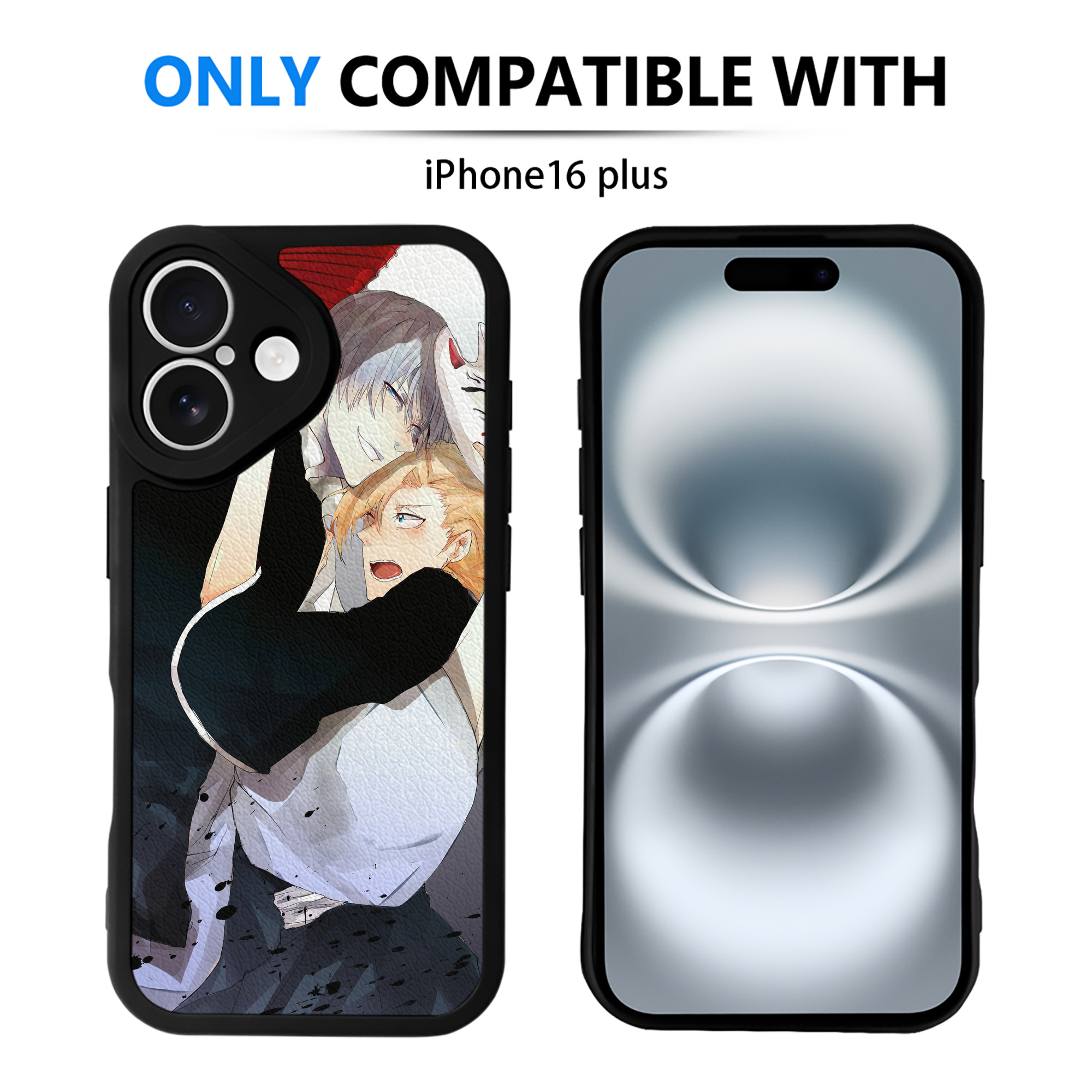 （画像用） ブリーチ BLEACH 【iPhone 16シリーズ対応】シリコンスマホケース（レザー調） 材質：シリコン